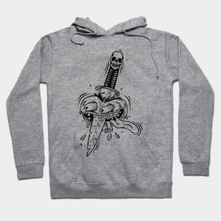 Heart and knife Hoodie